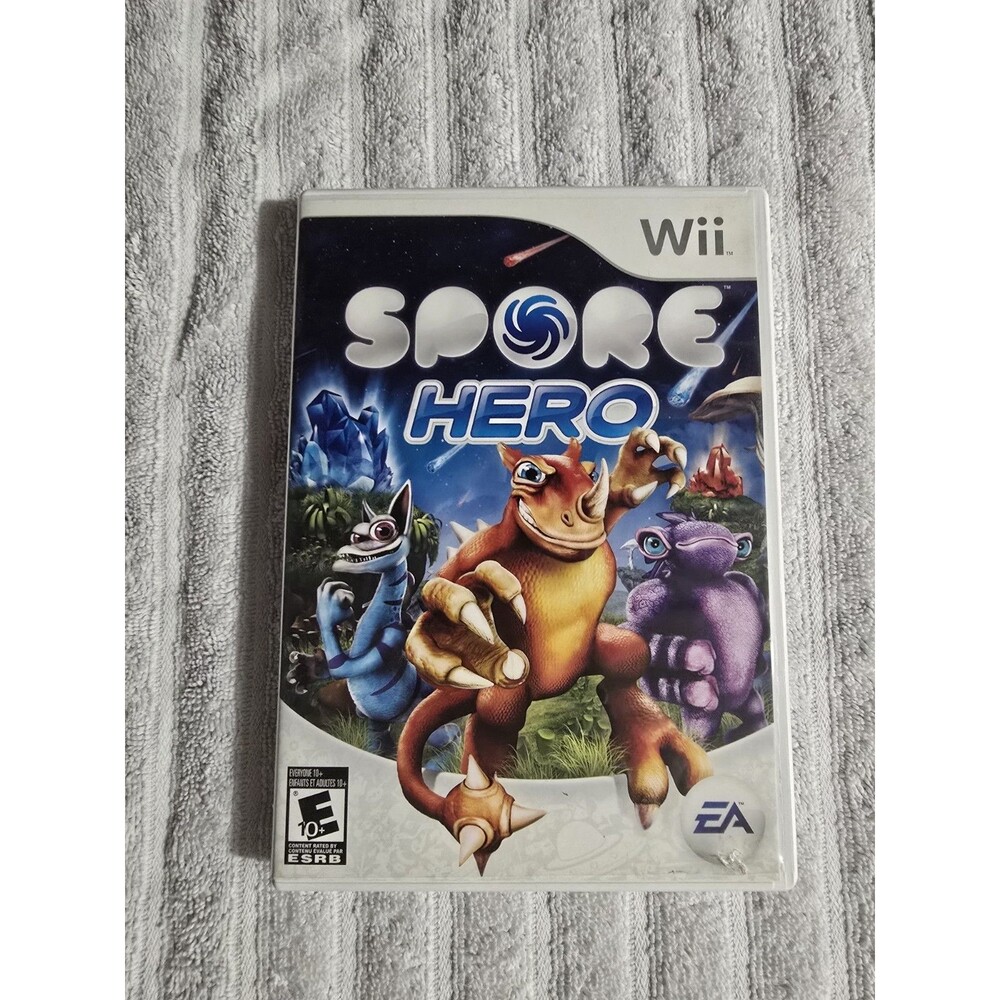 Spore Hero (Nintendo Wii, 2009) Complete w/ Manual.